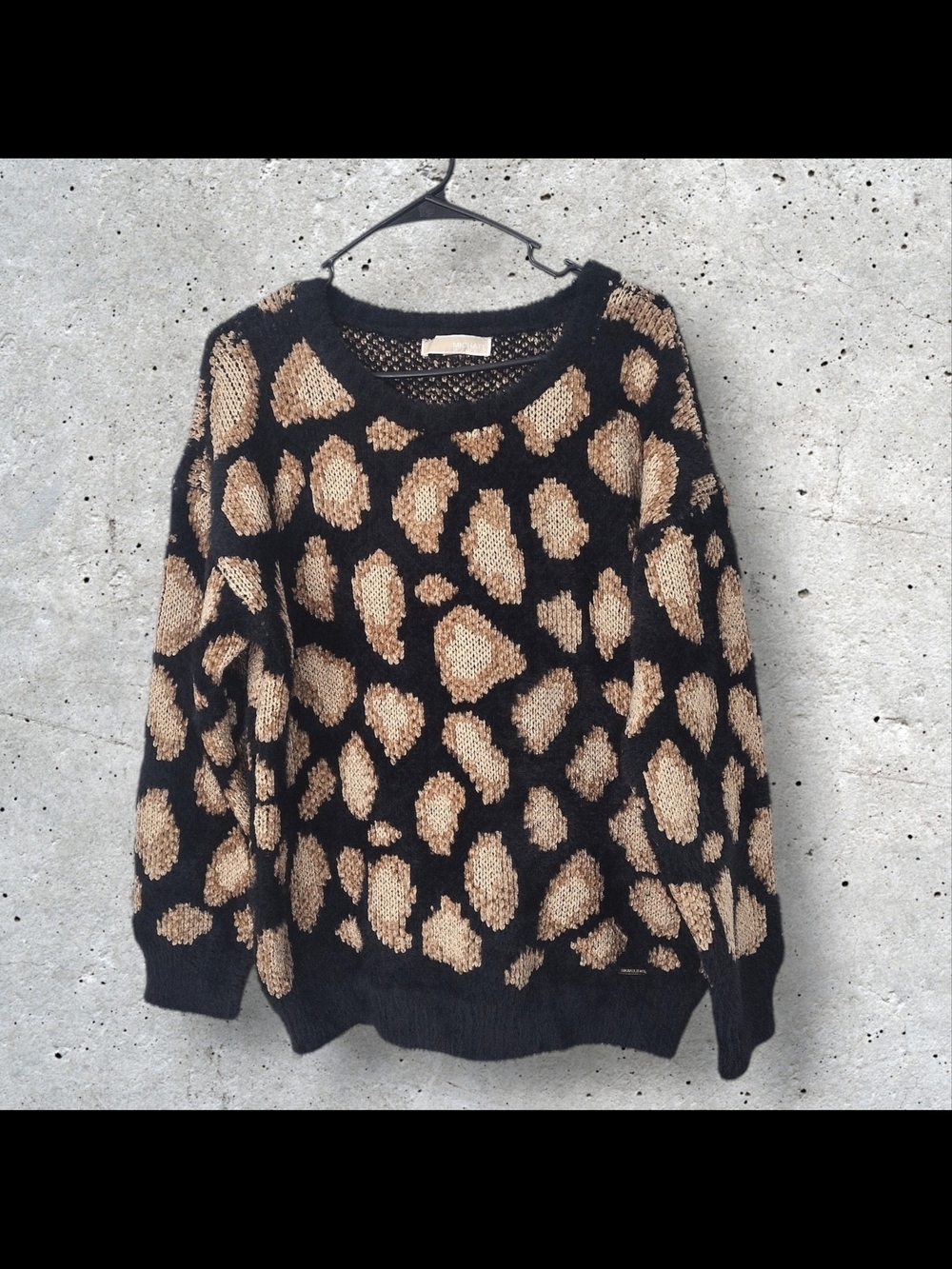 Michael Kors Women's Leopard Print Sweater Size Large - NWOT